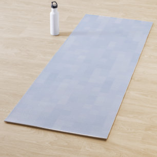 Minimalist light blue pattern modern chic yoga mat