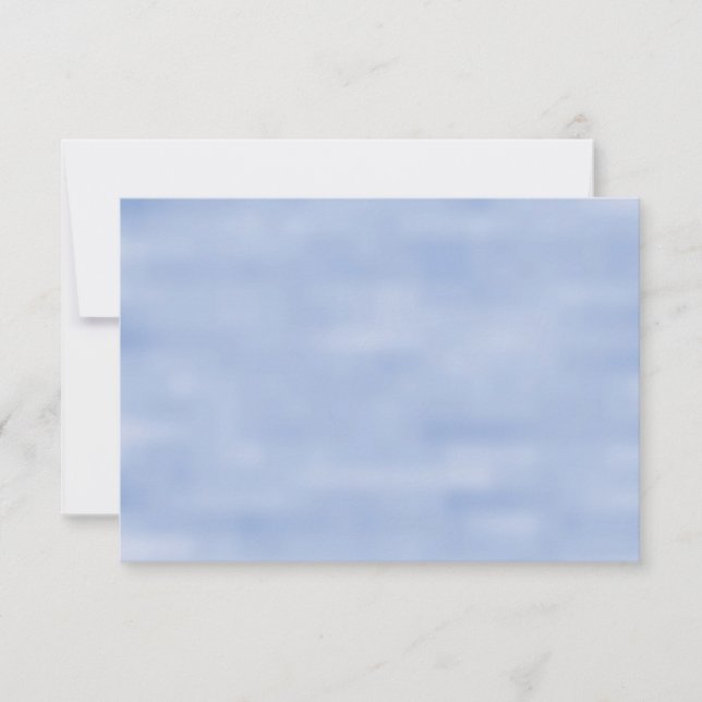 Minimalist light blue sky abstract pattern cute card (Front)