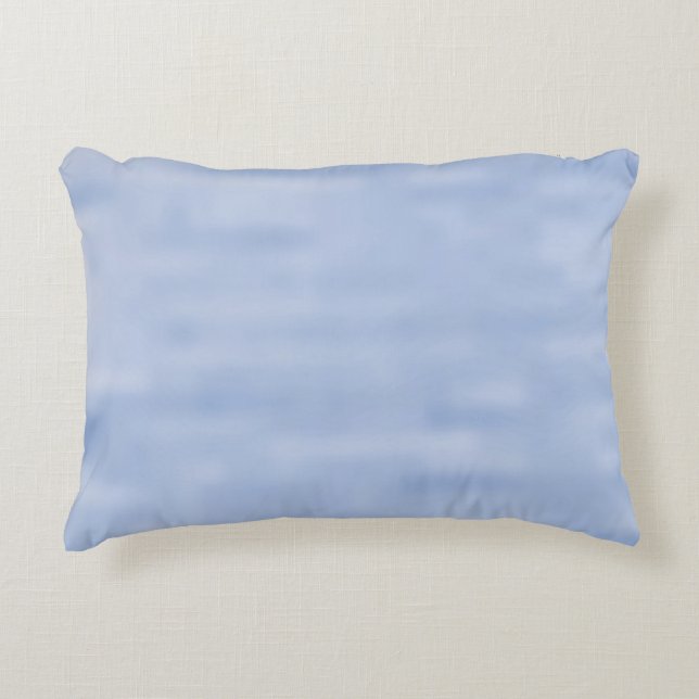 Minimalist light blue sky abstract pattern cute decorative cushion (Front)