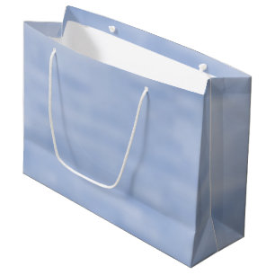 Minimalist light blue sky abstract pattern cute large gift bag