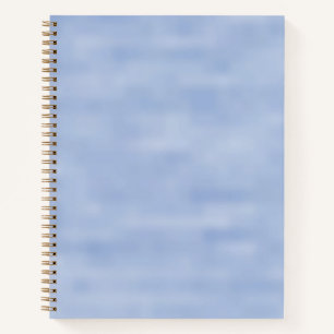 Minimalist light blue white sky abstract pattern notebook
