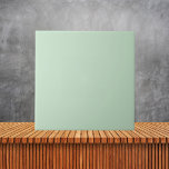 Minimalist Light Celadon Green Plain Solid Colour  Tile<br><div class="desc">Minimalist Light Celadon Green Plain Solid Colour</div>