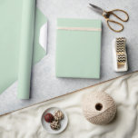 Minimalist Light Celadon Green Plain Solid Colour Wrapping Paper<br><div class="desc">Minimalist Light Celadon Green Plain Solid Colour</div>
