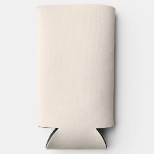 Minimalist Light cream colour  Seltzer Can Cooler