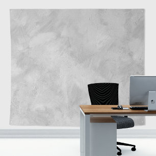 Minimalist Light Grey Roman Clay Wall Texture Tapestry