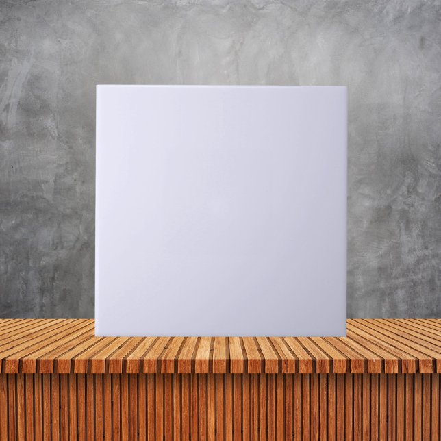 Minimalist Light Lilac Purple Plain Solid Colour   Tile (Creator Uploaded)