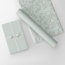 Minimalist Light White Sage Green Solid Colour