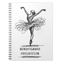 Minimalist Line Art Ballerina Dance Design