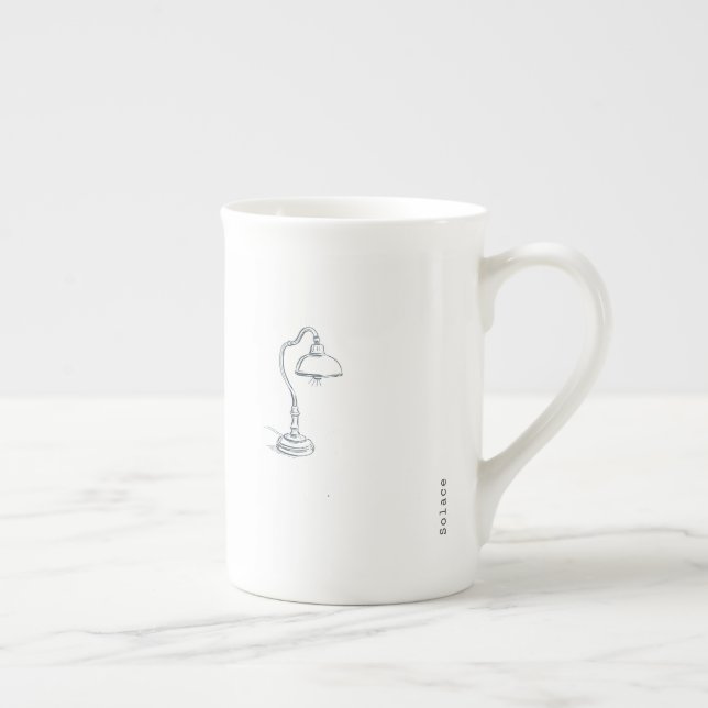 Minimalist Line Art Introvert Coffee Mug (Right)