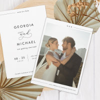 Minimalist Line | Elegant Modern Photo Wedding