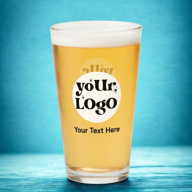 Minimalist Logo and Text Business Glass (Creator Uploaded)