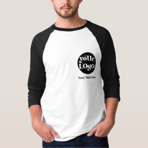 Minimalist Logo and Text Business T-Shirt