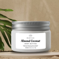 Minimalist Logo Body Scrub Cosmetic Jar Product