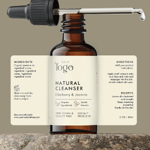 Minimalist Logo Serum 2OZ Dropper Cosmo Bottle