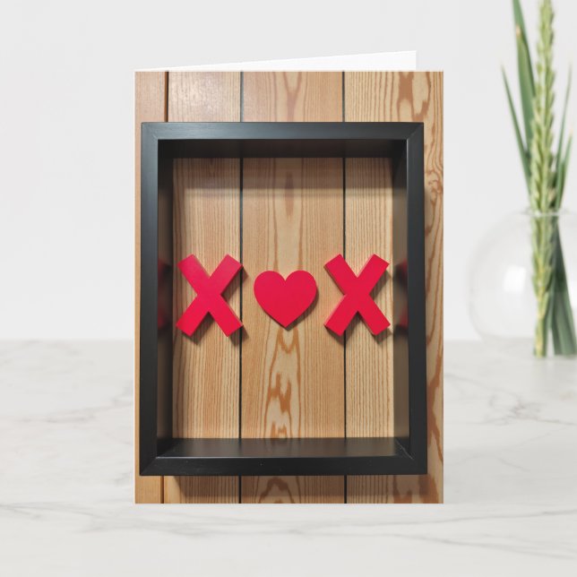Minimalist Love Xox Card (Front)