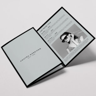 Minimalist Luxury Boutique Black/Grey Brochure