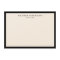 Minimalist Luxury Boutique Black/Ivory Note Card