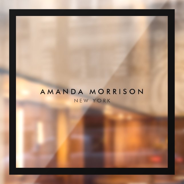 Minimalist Luxury Boutique Black/Transparent (Sheet 2)