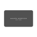 Minimalist Luxury Boutique Dark Grey