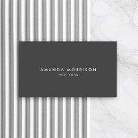 Minimalist Luxury Boutique Dark Grey
