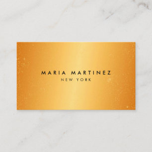 Minimalist Luxury Boutique Gold Business Card