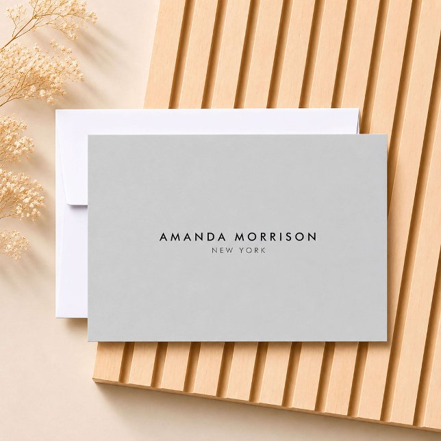 Minimalist Luxury Boutique Grey Gift Certificate (Creator Uploaded)