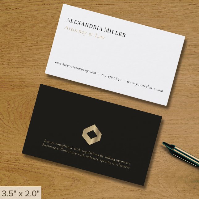 Minimalist Luxury Business Card (Creator Uploaded)