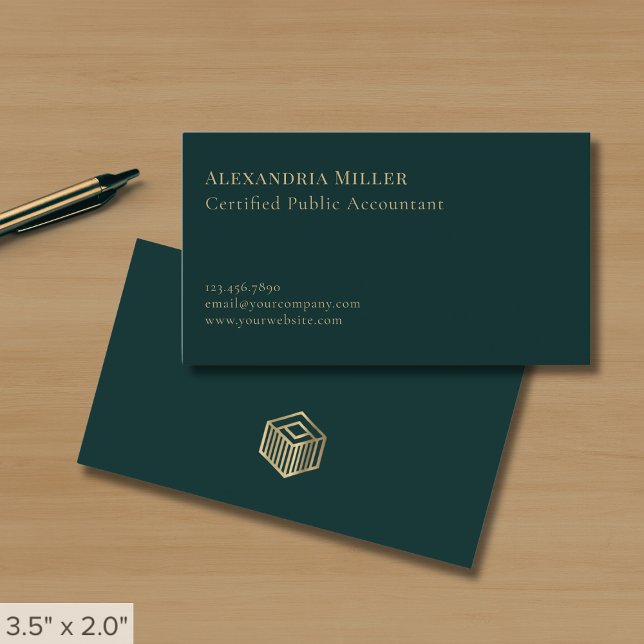 Minimalist Luxury Logo Business Card (Creator Uploaded)