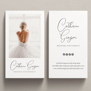 Minimalist Luxury Photography Business Card