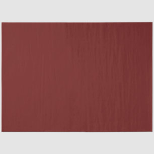 Minimalist Mahogany Red Plain Solid Colour Tissue Paper