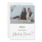 Minimalist Maid of Honour Proposal Photo Card