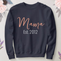 Minimalist MAMA Est Year Mother Keepsake