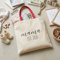 Minimalist Mama Est Year Script Statement