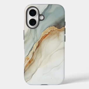 Minimalist Marble - Elegant & Timeless Design iPhone 16 Case