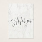Minimalist Marble Small Business Gift Certificate