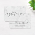 Minimalist Marble Small Business Gift Certificate