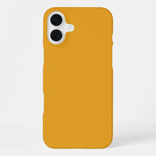 Minimalist Marigold Tone iPhone 16 Plus Case