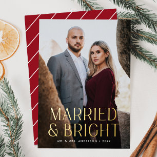 Minimalist Married and Bright Red Photo