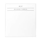 Minimalist Masculine | Initials and Name