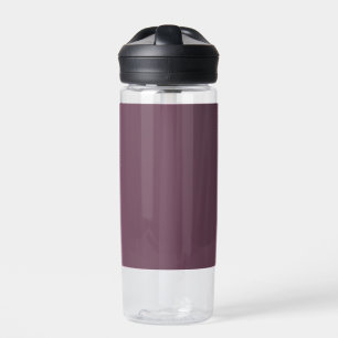 Minimalist Matte Plum Water Bottle