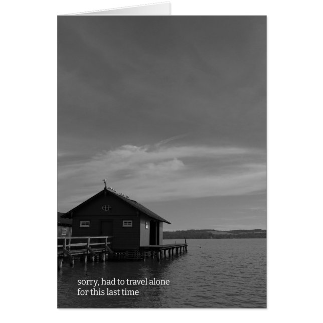 Minimalist MEMORIAL BAVARIA | Black White  (Front)