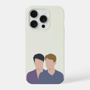Minimalist Men Silhouette Modern Art People Design iPhone 15 Pro Case