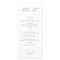 Minimalist Menu + Thank You Note | Wedding Napkin 