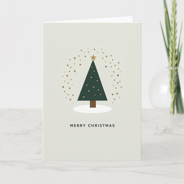 Minimalist Merry Christmas Card (Front)