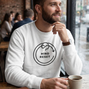 Minimalist Mind Reset Mental Health Awareness Sweatshirt