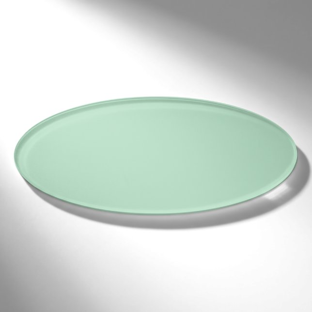 Minimalist Mint Green Name Tag (Front)