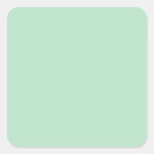 Minimalist Mint Green Sticker