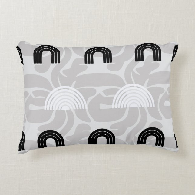 Minimalist Mixed Boho Arches Decorative Cushion (Front)
