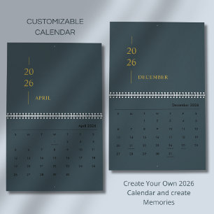 Minimalist Modern 2026 Wall Calendar
