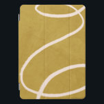 Minimalist Modern Abstract Art in Yellow Gold iPad Pro Cover<br><div class="desc">This unique iPad case features a minimalist modern abstract art design in goldenrod yellow.</div>